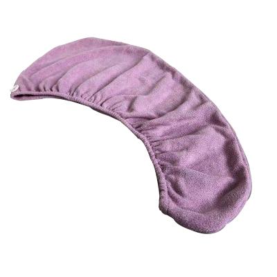 China QUICK DRY Microfiber Hair Towel Wraps For Women Turban Hat Quick Dry Magic Head Shower Caps For Long Thick Curly Hair Dryer Turban for sale