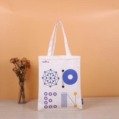 China Eco-friendly Hot Sale Eco Friendly Reusable Designer Cloth Canvas Cotton Shopping Tote Bag With Custom Logo for sale