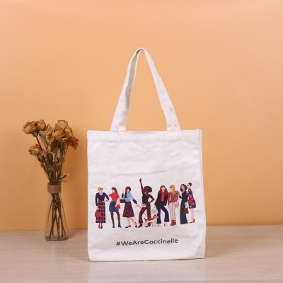 China Eco-friendly Heavy Duty Women'S Canvas Grocery Bags Shopping Extra Large Cotton Logo Tote Bag With Custom Printed Pocket And Zipper for sale