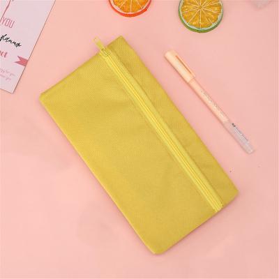 China Eco-friendly Eco Friendly Custom Travel Girls Make Up Zipper Pouch Small Canvas Cosmetic Bag With Logo for sale