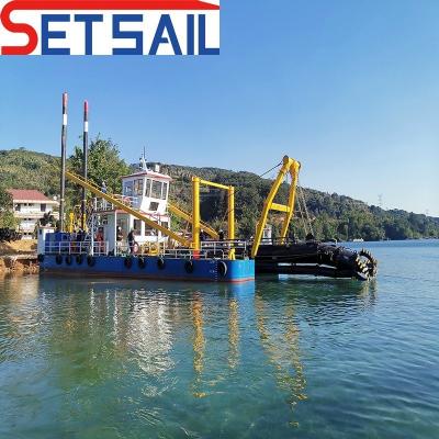 China 14inch Cutter Suction Boat Made of Durable Steel Plate for Sand Dredging Project for sale