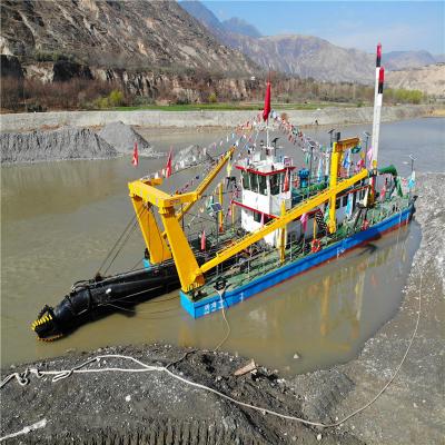 China 53 Meter Head Full 10 Inch Cutter Suction Dredger Custos de Envio e Sistema de Mornitoring à venda