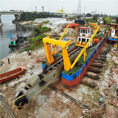 China Customized Hydraulic Winch Cutter Suction Sand Dredger and High Capacity for Dredging for sale