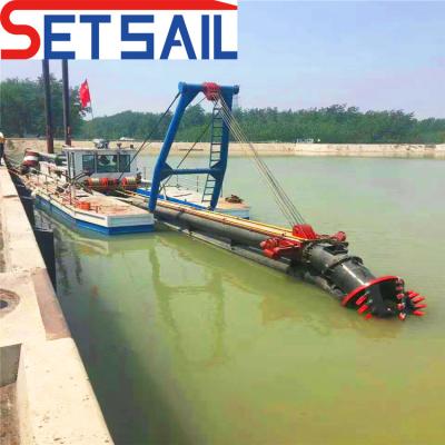 China Customized Cutter Suction River Sand Dredging Vessel for Lake Total Length 16.5 Meter for sale