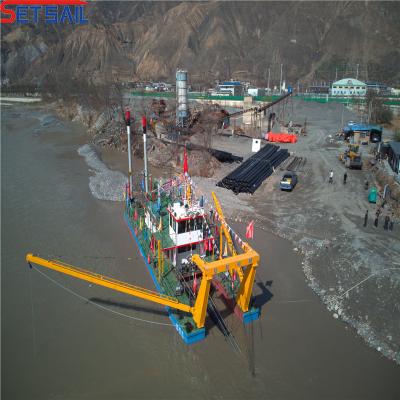 China 6 Meter Dredging Depth Cutter Suction Sand Digging Machinery with Diesel Engine for sale