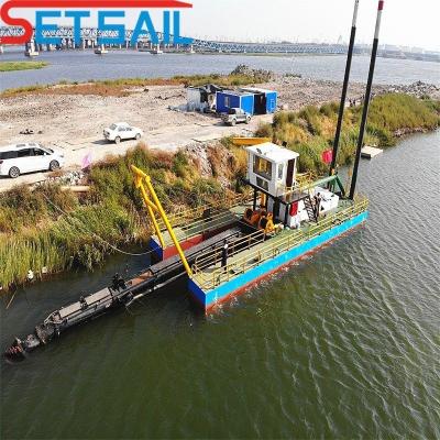 China Dredger de sucção de motor a diesel de 6 polegadas para dragagem pesada à venda