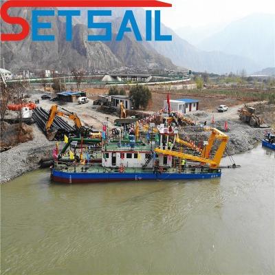 China Multi Fuction Cutter Suction Dredging Machinery for River Gold Sand and Shipping Cost for sale