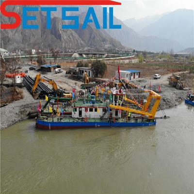 China Customized Diesel Engine Cutter Suction Dredging Ship for River Sand and Fada Gearbox for sale