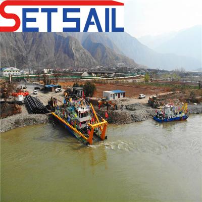 China Cutter Suction Dredging Boat for Dredging Depth of 15 Meter and Height of 2.2 Meter for sale