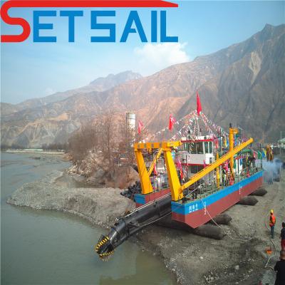 China Powerful Diesel 18inch Cutter Suction Sand Dredger with 3500m3 Water Flow and Rexroth for sale