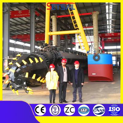 China 100m3-20000m3 Water Flow Diesel Engine Power Trailing Hopper Cutter Suction Mud Dredger for sale