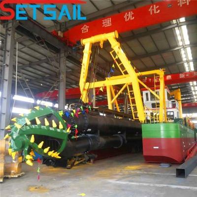 China 5mm-20mm Front Plate Cutter Suction Dredge Machine for River and Lake Dredge Equipment for sale