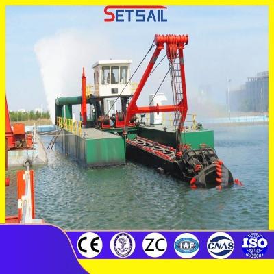 China Square or Round Shape Lifelong Cutter Suction Dredger Set Sail for Dredging PLC Simense for sale