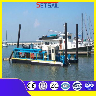 China 7m Total Height Diesel Power Type Dredger Machine Cutter Suction Sand Pumping Dredger for sale