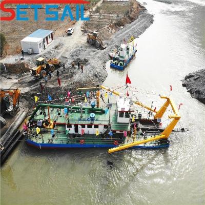 China 18 Inch Cutter Zuigzanddredger voor 700 M3 Capaciteit en waterstroom van 3500 M3 Te koop