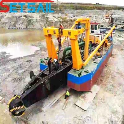 China 1100m3 capaciteit Set Sail 20 inch Sea Sand Dredging Dredger voor geschatte levertijd Te koop