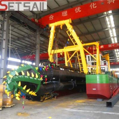 China Cutter Head Diameter 2000mm 18 Inch Canvas Capacity 3500m3/H Hydraulic Sand Dredger for sale