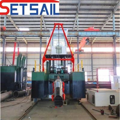 China Setsail Jet Suction River Sand Dredger with High Pressure Water Pump for sale