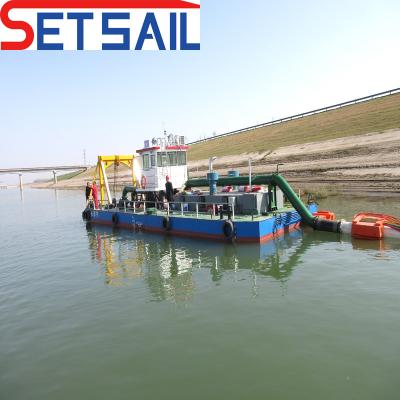 China 4m-15m Dredging Depth Trailing Hopper Suction Hard Mud Dredger with Mornitoring System for sale