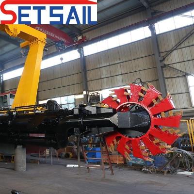 China 800m3-20000m3 Waterstroom CTS Volledig automatische Hydraulische wiel emmer bagger voor rivier modder Te koop