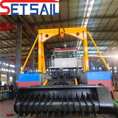 China 50m3-4000m3 Capacidade Siemens PLC Control Trailing Hopper Suction Dredger para argila fluvial à venda