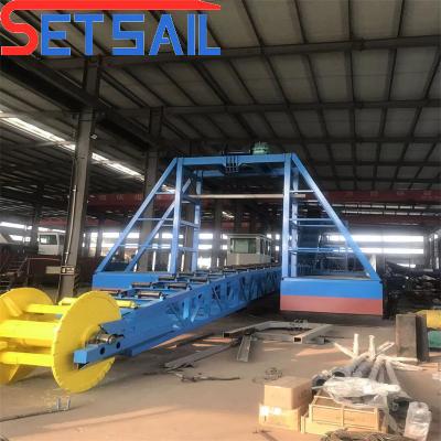 China Transportweg Zeevrachtketen Bucket River Sand Gold Dredger voor diamantmachines Te koop