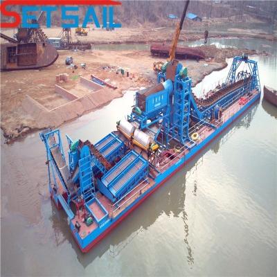 China Customized Design Chain Bucket Reservoir Sand Gold Dredging Machinery in High Demand for sale