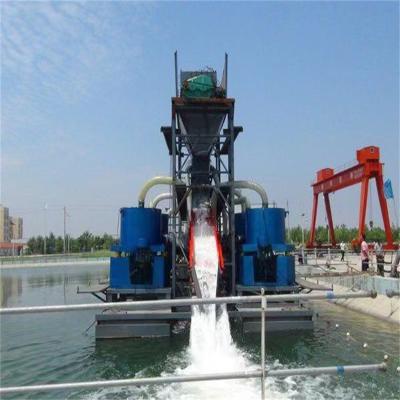 Chine Dredger pour l'exploitation minière de l'or en rivière très productif avec capacité d'équipement de jigging de 60 m3 à 300 m3 à vendre