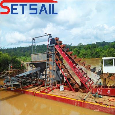 China 7.5-50kw de inyección de la bomba de la cadena de energía del río cubo de oro y equipo de excavación de excavación de diamantes en venta