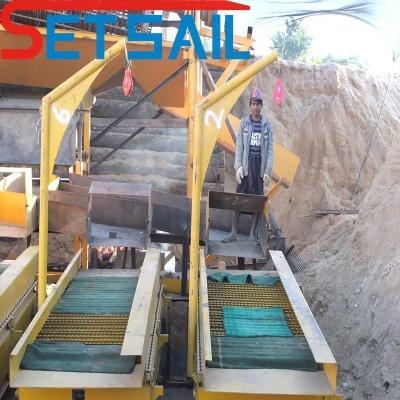 China Set Sail Gold Mining Machinery with Agitation Chute Energy Saving Head 8-15 Meter for sale