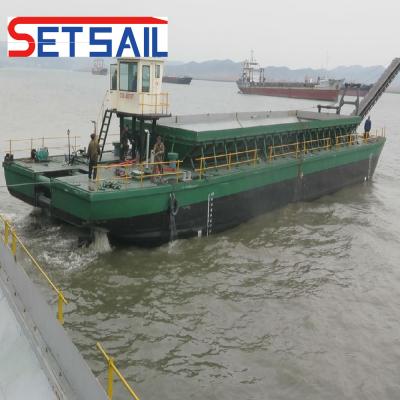 China Customized Request River Stone Lake Sand Delivery Boat with and 135 Ger Box Size for sale