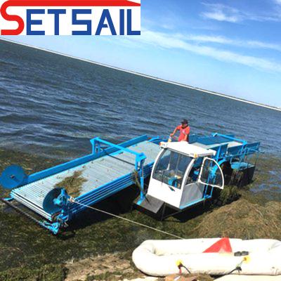 China 0.55m-2m Draft Aquatic Trash Skimmers for Cleaning Rivers Lakes Reservoirs Seashore for sale