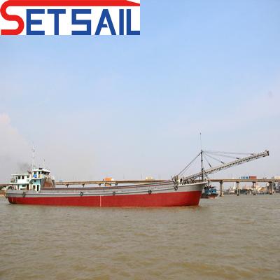 Chine Barge de transport du sable du lac avec PLC 135 Ger Taille de la boîte et délai de livraison estimé à vendre