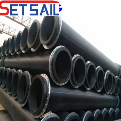 China Pipe de dragado de HDPE de conexión de brida para dragado de succión de cortador 120.000 kg peso bruto en venta