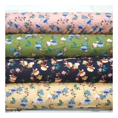 China Wholesale High Quality QUICK DRY Viscous Print Rayon 45s Ready Goods Fabric For Clothing for sale