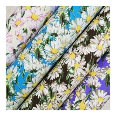 China ONE SIZE high quality polyester fabric lot floral printed material for clothing for sale