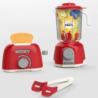 China Amazon Plastic Success Educational Game Pretend Play Game Toy Set for Kids Children, Juicer and Bread Maker for Kitchen Toys for sale