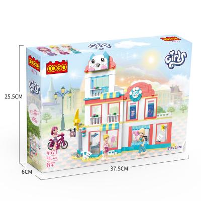 China Toy 4571 Funny Plastic Assembled Building Block Set DIY Toys For Children , 928 Pcs Building Castles Brick Block For Education Kindergarten for sale