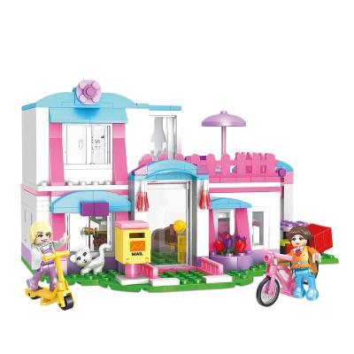 China Hot Sale Funny Legoing Building Toy Plastic Assembled Building Block Set DIY Toys For Children, 319 Pcs Shape Dolls For Education Kindergarten for sale