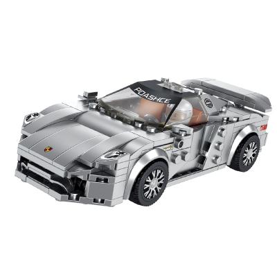 China Assembled building Toy Panlos 666005 building block car with ABS plastic car 918 sports car toy model for sale