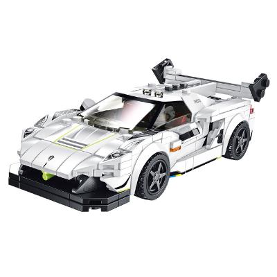 China Small Particle Building Block Car ABS Toy Set Children's Toy Plastic Model Brick Building Toy Panlos 666021 for sale