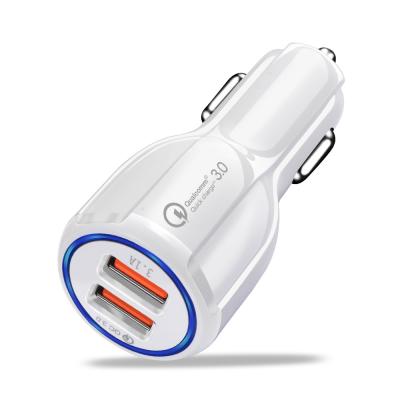 China Smart Type C Mobile Phone Car Charger Adapter USB Adapter Charger Fast Charging for sale