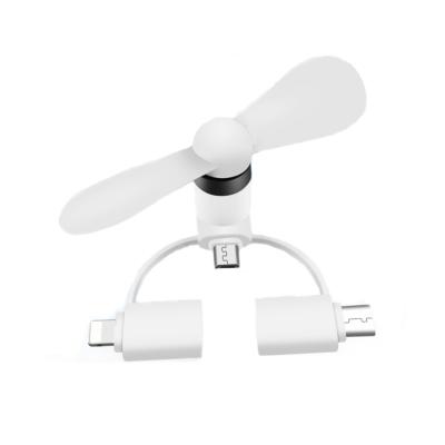 China All Cell Phone Plays 2019 New 3 in 1 Portable Mini Type-C Mini Fan USB Fan Mini Cell Phone for sale