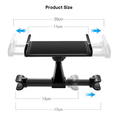 China Wholesale Adjustable Phone Holder Universal Adjustable Back Seat Bracket For Ipads For Iphone For Samsung For Xiaomi for sale