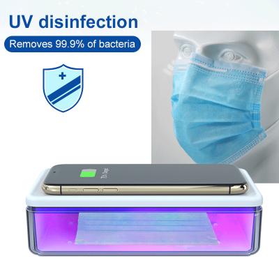 China UV Sterilizer UV Radio Smartphone Disinfection Box Mobile Phone Sanitizer Refill Case For iPhone For Samsung for sale