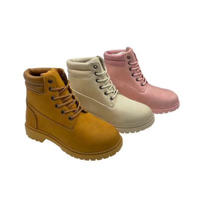 China 2022 New Fashion Flat Walking Lady Feminine High Quality Dr. Machining Martin Snow Boots Leather Ladies For Women Shoes for sale