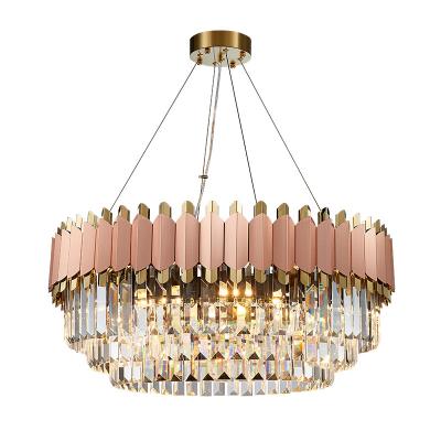 Chine Nordic Led Crystal Chandeliers Luxury Lighting Kitchen Dining Living Room Bedroom Lamp Lustre Pendent Light à vendre