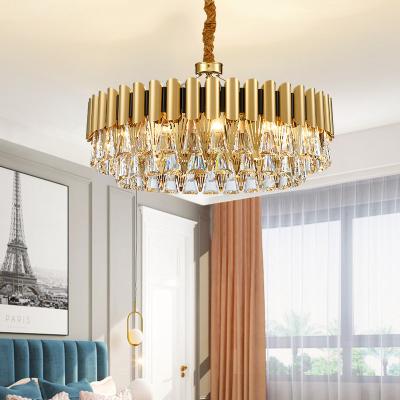 Chine Modern Crystal Chandelier For Living Room Dining Room Black Light Round Lustre Led Chandeliers Kitchen Bedroom Indoor Lighting à vendre