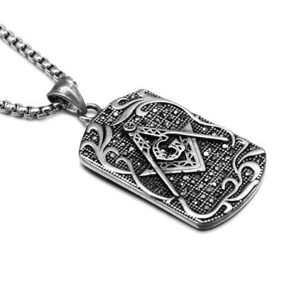 China ODM Style Vintage Fashionable Stainless Steel Pendant Jewelry Dog G Pendant Necklace for sale