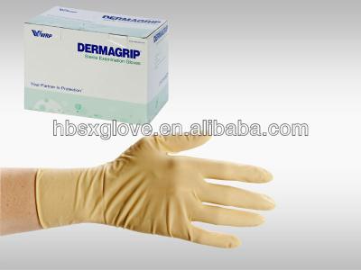 China Lightly powdered; micro textured surface; Right Hand Left Sterile Surgical Gloves Powder Free Medical Factory Latex for sale